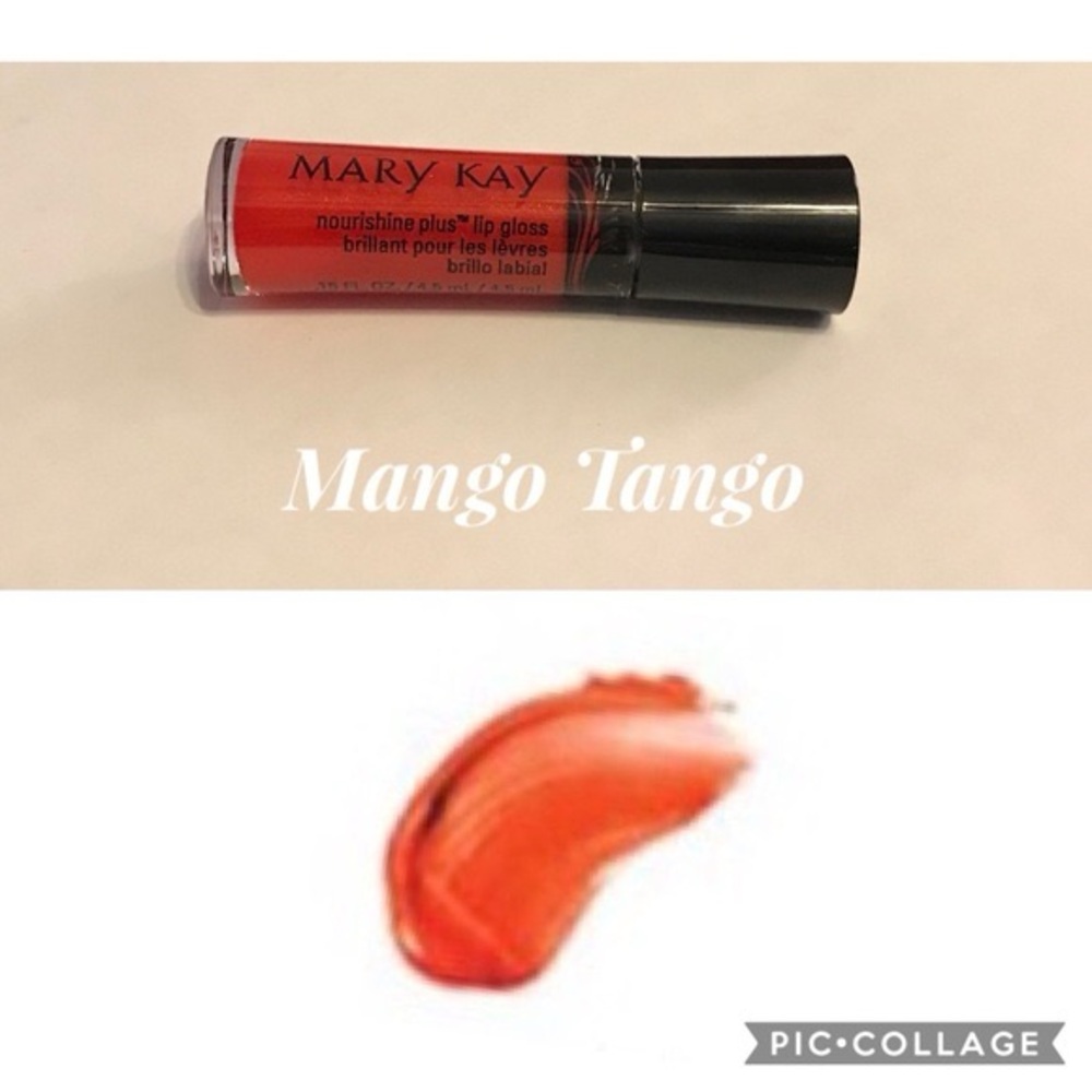 Mary Kay Nourishine Plus Lip Gloss Mango Tango NIB